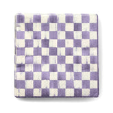 Sterling Check Cocktail Paper Napkins