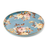 Wild Rose Slate Round Tray