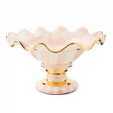 Courtly Check Ceramic Compote