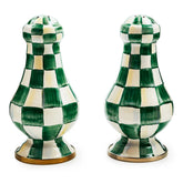 Sky Check Salt & Pepper Shakers