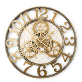 Courtly Check Small Farmhouse Wall Clock