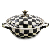 Mocha Check Medium Casserbole
