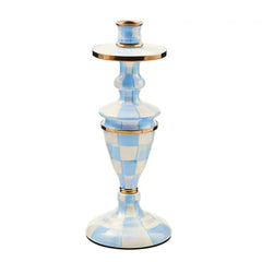 Violet Check Medium Candlestick